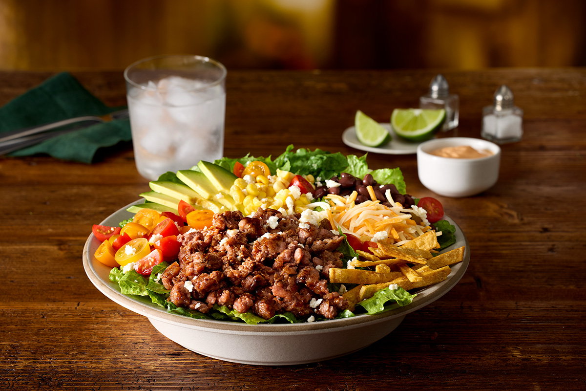 Beyond Beef Santa Fe Salad