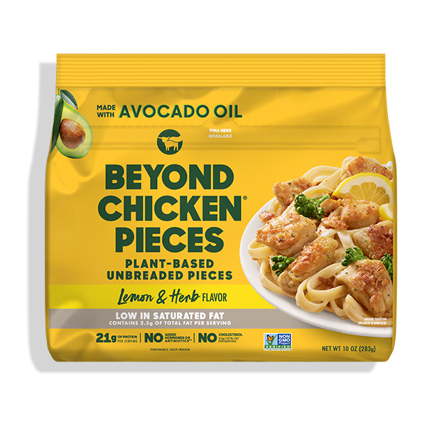 Beyond chicken pieces lemon herb package