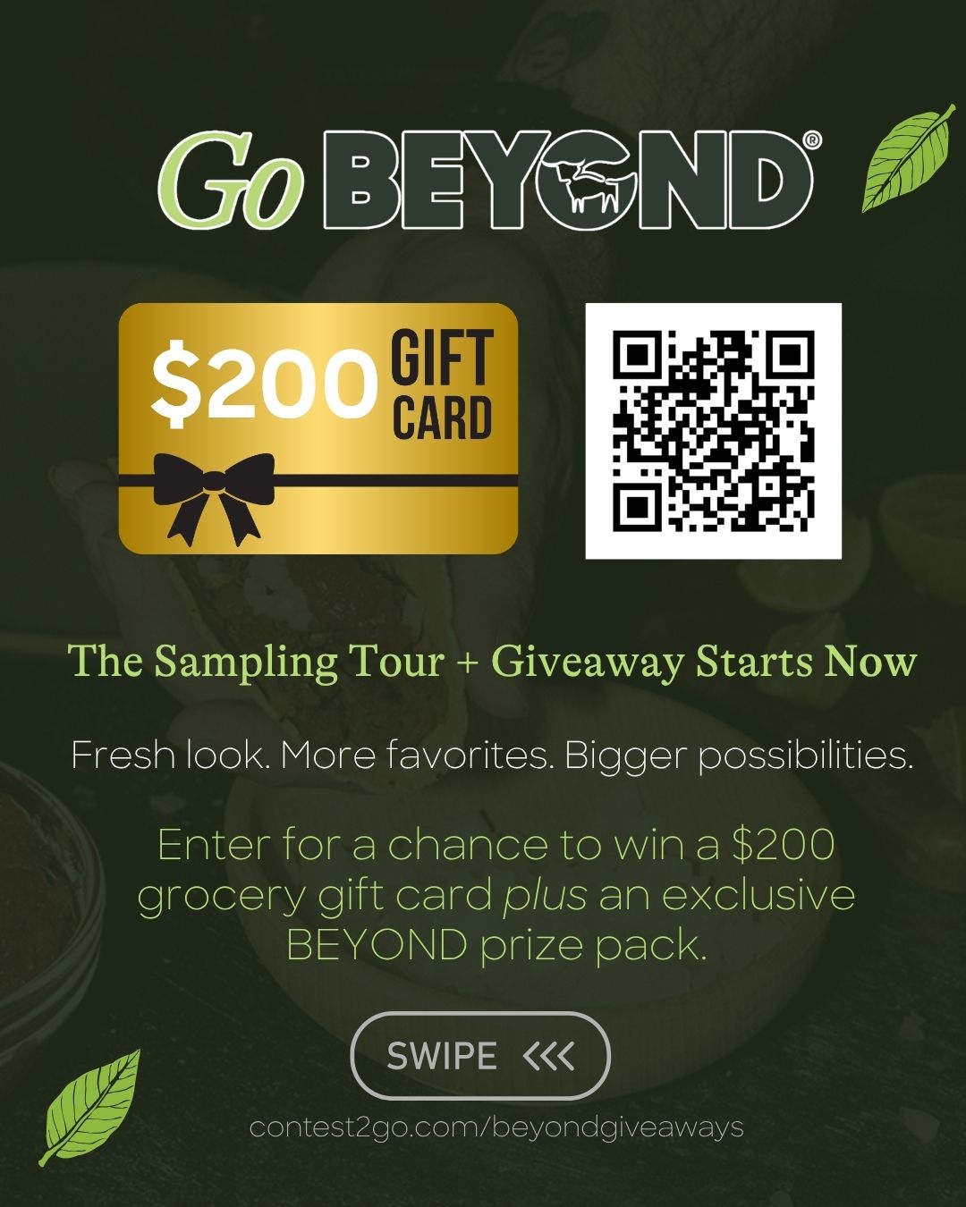 Go beyond giveaway