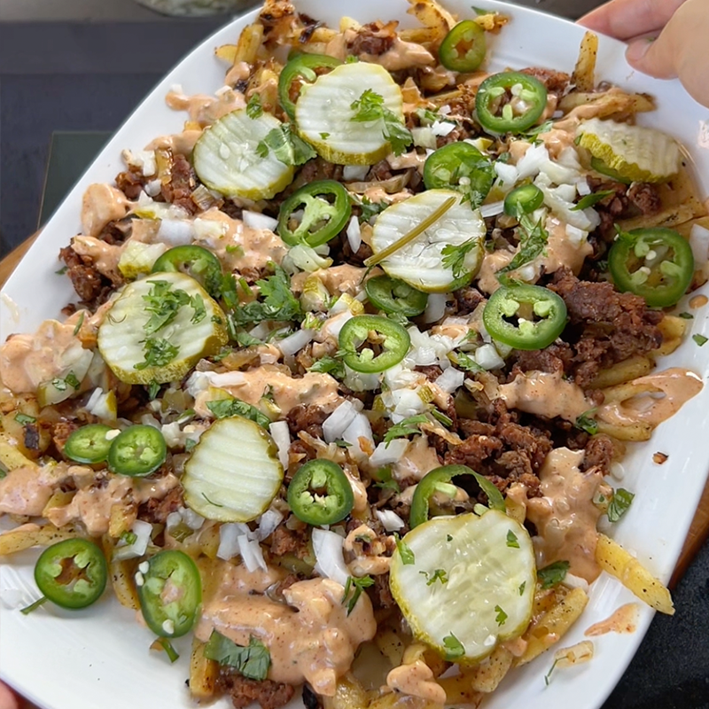 BEYOND BEEF LOADED FRIES