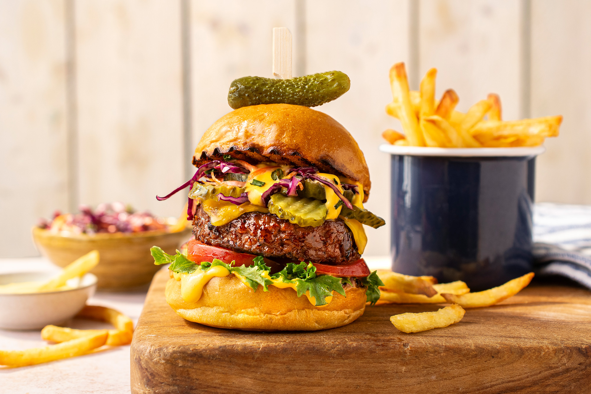 Karen Carney Beyond Meat NYC Match Day Burger
