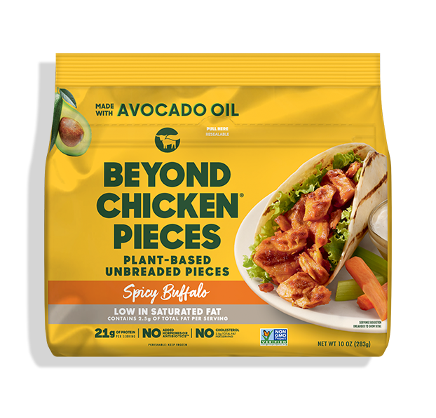 Beyond chicken spicy buffalo package