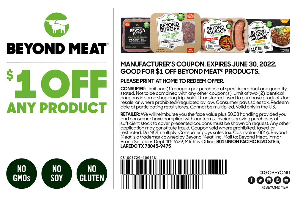 $1 off any Beyond Meat product