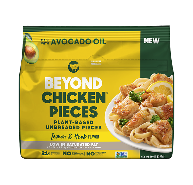 Beyond chicken pieces lemon herb package