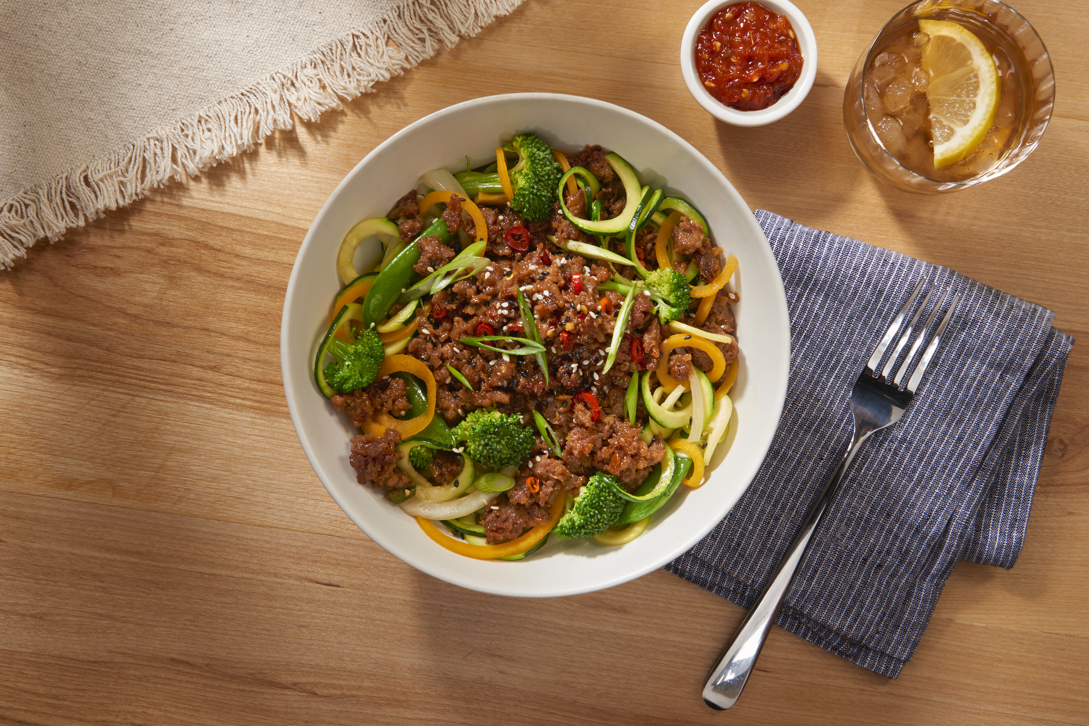 Beyond Beef Zucchini Noodles